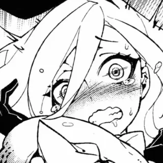 😄 Anime, Manga, Pianto, Scioccato, Espressione telegram sticker