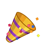 🎉 конфетти, праздник, вечеринка, мероприятие, украшение, веселье telegram sticker
