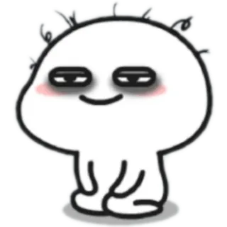 😴 cartoon, character, sticker, cute telegram sticker