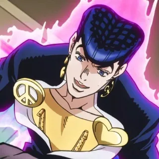 💎 Josuke Higashikata JoJo's Bizarre Adventure: Diamond Is Unbreakable อนิเมะ, มังงะ, โจโจ้, โจสุเกะ, เพชร, Unbreakable telegram sticker