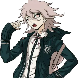 😒 Nagito Komaeda Danganronpa Anime, Nagito Komaeda, Danganronpa, Espoir, Personnage telegram sticker