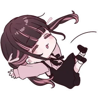 😄 Anime, Meisje, Chibi, Schattig, Cartoon, Manga telegram sticker