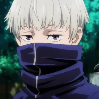 😶 Inumaki Toge Jujutsu Kaisen anime, character, Inumaki, Toge, Jujutsu Kaisen telegram sticker