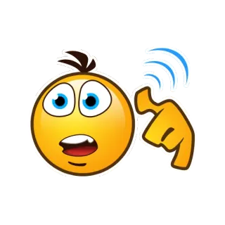 📞 emoji, shocked, tapped, thinking, head, confusion, question telegram sticker