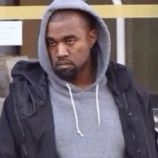 🧪 Kanye West rapper, kanye, west, celebrity, musician whatsapp sticker