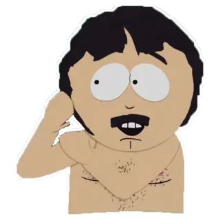 😋 Randy Marsh South Park Randy Marsh, South Park, cartoon, adult animation telegram sticker