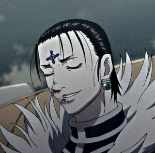 🌪 Chrollo Lucilfer Hunter x Hunter Anime, Hunter x Hunter, Chrollo Lucilfer, Personnage telegram sticker