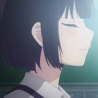 🎐 Anime, Mädchen, Frau, Porträt, Kunst, Cartoon, Illustration telegram sticker