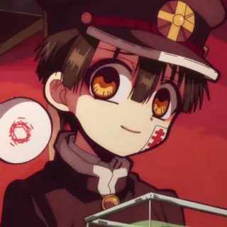 🕊 Hanako Toilet-bound Hanako-kun anime, cartoon, cute, hanako, toilet-bound hanako-kun, manga telegram sticker
