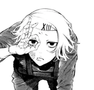 😑 Juuzou Suzuya Tokyo Ghoul XIII Anime, Manga, Tokyo Ghoul, Juuzou Suzuya, Karakter, XIII telegram sticker