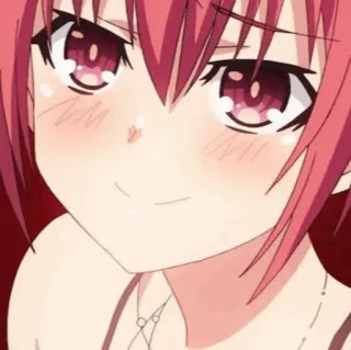 🔥 anime, girl, pink hair, cartoon, character telegram sticker