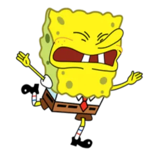 🚶 Spongebob Spongebob, hoạt hình, Nickelodeon, nhân vật, vui nhộn telegram sticker
