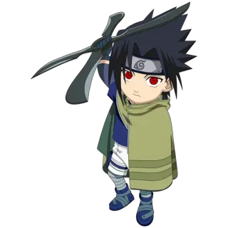 ❌ Sasuke Naruto Sasuke, Naruto, Anime, Mangá, Ninja, Chibi, Desenho animado, Uchiha telegram sticker