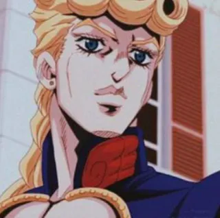 ✨ Giorno Giovanna JoJo's Bizarre Adventure Anime, Manga, Giorno Giovanna, JoJo's Bizarre Adventure, Personage, Portret telegram sticker