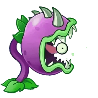 🤮 dibujos animados, planta, monstruo, criatura, juego whatsapp sticker