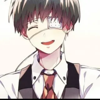 💧 Ken Kaneki Tokyo Ghoul Anime, Ken Kaneki, Tokyo Ghoul, Manga, Aufnäher, Charakter whatsapp sticker