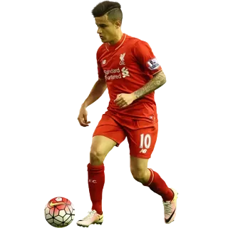 😏 Philippe Coutinho Calciatore, Calcio, Sport, Atleta, Liverpool FC, Brasiliano, Coutinho whatsapp sticker
