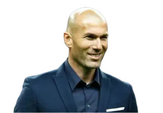 😁 Zinedine Zidane fútbol, fútbol americano, entrenador, real madrid, zidane, deportes whatsapp sticker