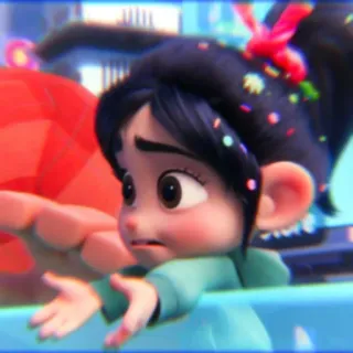 🩰 Vanellope von Schweetz Wreck-It Ralph disney, dibujos animados, personaje, vanellope, wreck it ralph telegram sticker