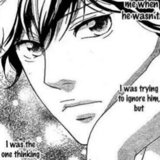 🐱 I was the
one thinking
me when
he wasn't
I was trying
to ignore him,
but Manga, Anime, Fumetti, Adolescenti, Romance, Dramma telegram sticker