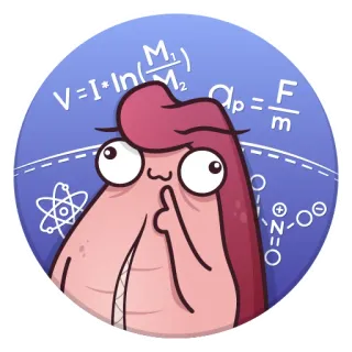 🤔 M
V=I-In()
M2
O=Z
=
d
트
m ciencia, física, química, fórmulas, educación whatsapp sticker