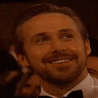❤️ Ryan Gosling Ryan Gosling, acteur, célébrité, drôle, réaction, mème whatsapp sticker
