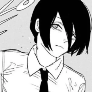 💥 Aki Hayakawa Chainsaw Man anime, manga, Aki Hayakawa, Chainsaw Man, portrait, character telegram sticker