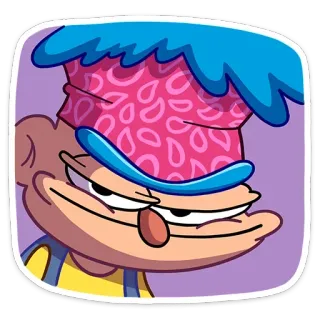 😈 dessin animé, personnage, sticker, drôle, illustration, bande dessinée telegram sticker
