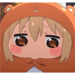 😞 Umaru Doma Himouto! Umaru-chan Anime, Lucu, Umaru, Chibi, Kawaii, Hoodie whatsapp sticker