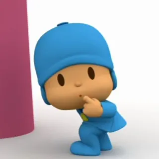 🪡 Pocoyo 小P优优, 卡通, 儿童, 动画, 电视节目, 角色 whatsapp sticker