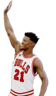 ✋ Jimmy Butler NBA, 농구, 운동선수, 시카고 불스, 스포츠 telegram sticker