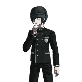 🤔 Shuichi Saihara Danganronpa V3: Killing Harmony Аниме, Манга, Видеоигра, Персонаж, Шуичи Саихара, Danganronpa telegram sticker