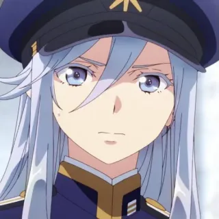 💫 Vladilena Milizé 86 Аниме, 86, Владилена Милизе, Военные, Персонаж, Командир, Офицер telegram sticker
