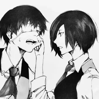 ❤️ Ken Kaneki Tokyo Ghoul Anime, Ghoul, Manga, Tokyo Ghoul, Ken Kaneki, Touka Kirishima telegram sticker