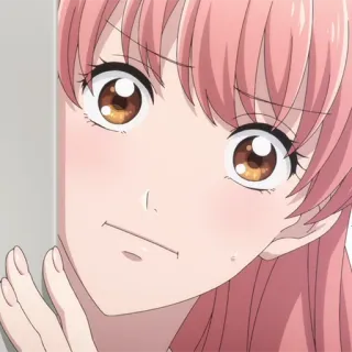 🎀 Anime, Mangá, Garota, Personagem, Cabelo rosa telegram sticker