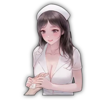 🔥 verpleegkundige, anime, dokter, medisch telegram sticker