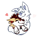 🤗 lindo, lobo, animal, perro, abrazo, feliz telegram sticker