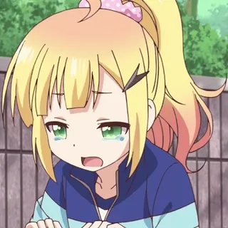 😭 Anime, Płacz, Smutny, Dziewczyna, Kreskówka, Ilustracja telegram sticker