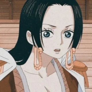 🌙 Boa Hancock One Piece Anime, One Piece, Boa Hancock, Manga telegram sticker