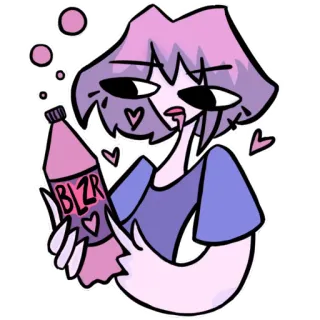 Neon bones (by DeadJess) telegram stickers
