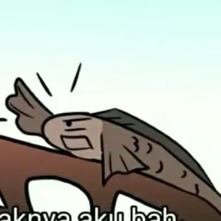 📍 akunya aku bah 魚, 漫画, インド, 面白い, 動物, 自然 telegram sticker