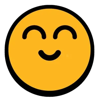 🙃 이모티콘, 스마일리, 얼굴, 행복, 귀여운 telegram sticker