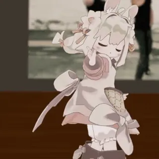 🍬 アニメ, ウサギ, 漫画, 侮辱的なジェスチャー, かわいい telegram sticker
