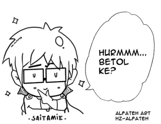 🤔 HURMMM...BETOL KE? Desenho animado, Anime, Expressão, Balão de pensamento telegram sticker