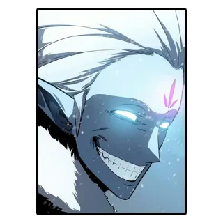 😁 Anime, Vilão, Mal, Sorriso irônico, Manhwa, Personagem telegram sticker