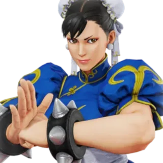 🙏 Chun-Li Street Fighter Kämpfer, Videospiel, Kampfsport, Frau, Chun-Li, Street Fighter, Kampfspiel telegram sticker