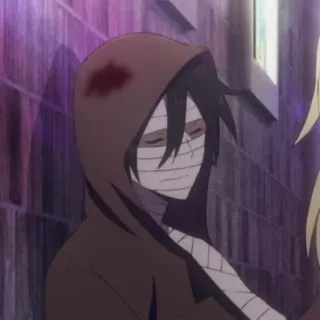 🦇 Isaac Foster Angels of Death Anime, Manga, Isaac Foster, Angels of Death, Zack, Karakter, Horor, Perban telegram sticker