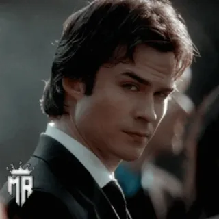 🎭 Damon Salvatore The Vampire Diaries man, vampire, tv show, drama telegram sticker