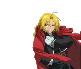 😏 Edward Elric Fullmetal Alchemist Anime, Manga, Karakter, Fullmetal Alchemist, Edward Elric telegram sticker