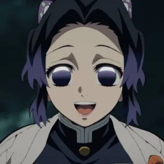 🦋 Shinobu Kocho Demon Slayer Anime, Demon Slayer, Shinobu Kocho, Manga, Personnage telegram sticker